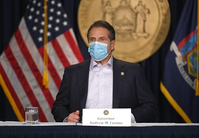 Governor Andrew Cuomo begins a coronavirus briefing in New York CIty  on Nov 22, 2020. - PHOTO PROVIDED BY THE OFFICE OF GOVENOR ANDREW CUOMO