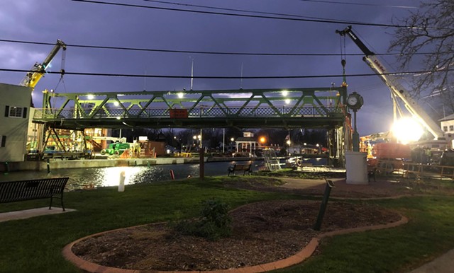 The lift bridge in the Village of Spencerport reopens Friday after a 16 month renovation project. - PHOTO PROVIDED BY NEW YORK STATE DEPARTMENT OF TRANSPORTATION