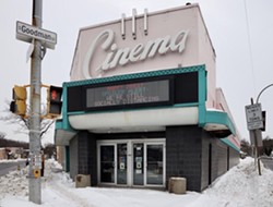 Cinema Theater at the corner of South Clinton Ave. and Goodman St. in Rochester. - PHOTO BY MAX SCHULTE / WXXI NEWS