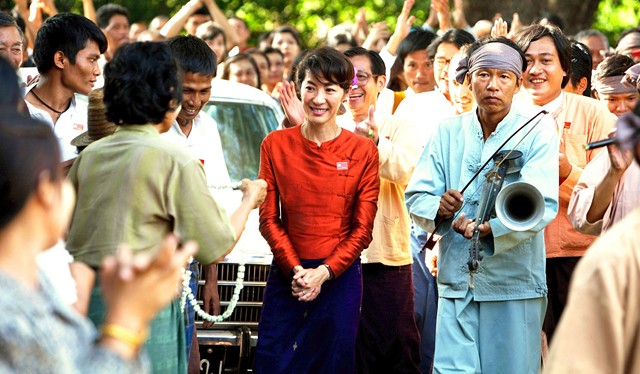 Aung San Suu Kyi, who in February was again placed under house arrest in Myanmar, is the subject of the 2011 film "The Lady." - PHOTO COURTESY MAGALI BRAGARD / COHEN MEDIA GROUP