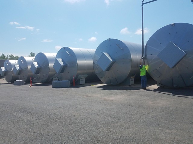 New tanks to be installed at the Genesee Brewery later this year as part of efforts to accommodate growth in the Seagram's Escapes brands. - PHOTO PROVIDED