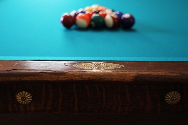 On this table, Martin Luther King Jr.  is said to have played eight ball until the wee hours of the morning, philosophized with fellow seminarians, and emerged from the shadow of his disciplinarian father to become his own man. - PHOTO BY MAX SCHULTE