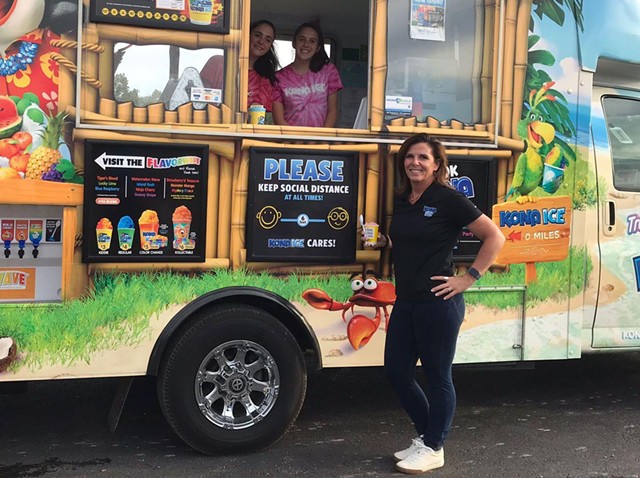 Nicole Nitti is the owner of KONA Ice of Genesee Valley - PHOTO BY NOELLE E. C. EVANS