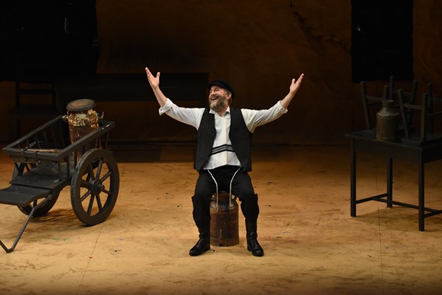 Rochester native Bruce Sabath, shown here on Broadway in "Fiddler on the Roof, in Yiddish," stars in “Searching for Tevye” at JCC CenterStage in October. - PHOTO PROVIDED