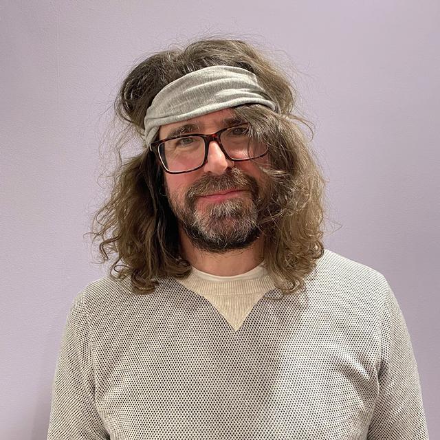 Musician Lou Barlow, best known as a member of Dinosaur Jr. and Sebadoh, plays a solo show at Bug Jar on Sept, 29, 2021. - PHOTO BY ADELLE BARLOW