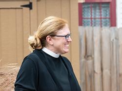 The Rev. Cindy Rasmussen of St. Mark's and St. John's Episcopal Church. - PHOTO BY JACOB WALSH