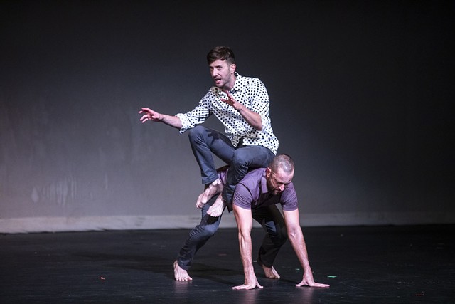 Ashley Jones and Darren Stevenson of PUSH Physical Theatre in "Generic Male." - PHOTO PROVIDED