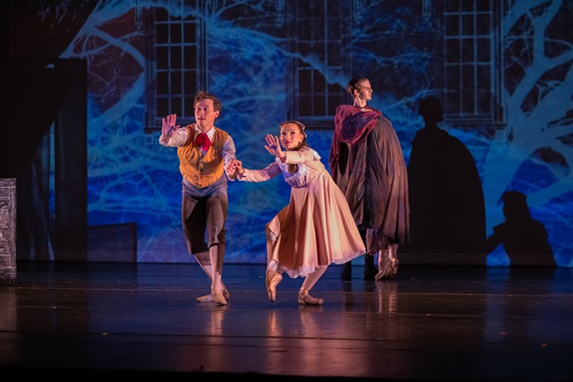 John Demong and Samantha Howe perform in Rochester City Ballet's "Turn of the Screw." - PHOTO BY MATT BURKHARTT
