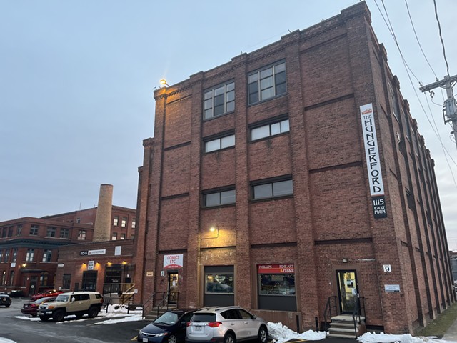 The Hungerford Building on East Main Street has been a refuge for working artists since the 1990s. - PHOTO BY DAVID ANDREATTA
