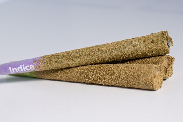Pre-Rolls from Chrome Grown, filled with weed by Finger Lakes Finest and 6Point Cannabis. - PHOTO BY JACOB WALSH
