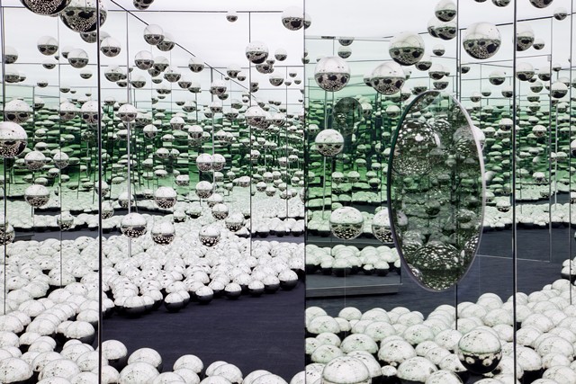 Installation view of Yayoi Kusama's "Infinity Mirrored Room — Let's Survive Forever," which will be on view at the Memorial Art Gallery this fall. - PHOTO PROVIDED