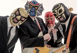 Los Straitjackets will play the first annual Hoochenanny Whiskey Festival in Geneseo October 20-21. - PHOTO PROVIDED.