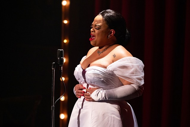 Laurin Talese performs as Billie Holiday in Philadelphia Theatre Company's "Lady Day at Emerson's Bar & Grill," directed by Jeffrey L. Page. - PHOTO BY MARK GARVIN
