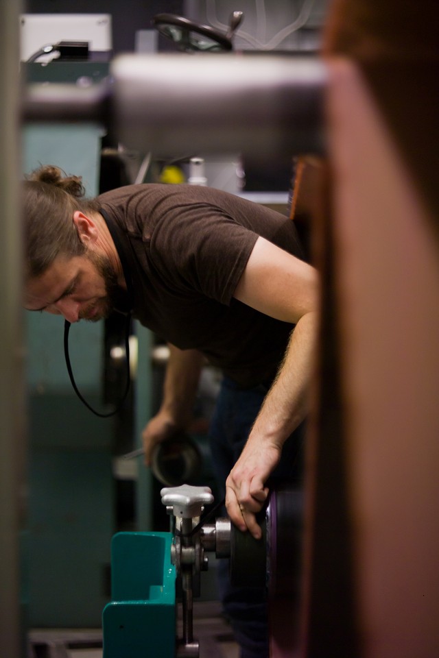 Brandon Wright during film production, which CineStill centralizes at Eastman Business Park. - PROVIDED PHOTO.