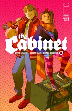 The cover of "The Cabinet," a five-issue comic release from Ebeltoft and Los Angeles-based comic writer Jordan Hart. - ILLUSTRATION PROVIDED.