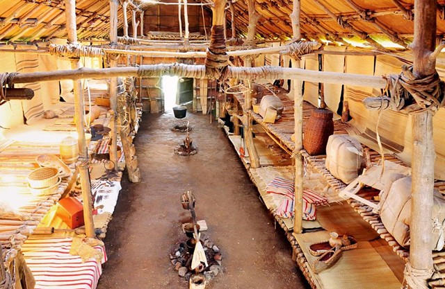 Bark Longhouse at the Ganondagan State Historic Site. - PHOTO PROVIDED.