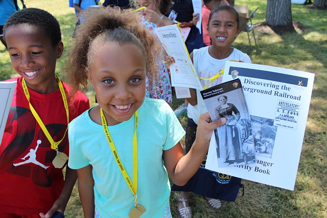 Attendees of the Junior Ranger Program at Harriet Tubman National Park. - PHOTO PROVIDED.