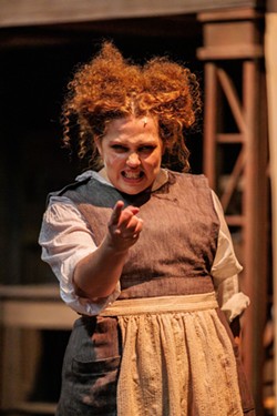 BFT Executive Director Mary Tiballi Hoffman as Mrs. Lovett. - RON HEERKENS JR. / GOAT FACTORY MEDIA