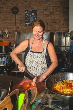 Jackie Powers, chef/owner of Orange Glory Café and Catering. - ABBY QUATRO.