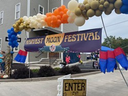 The banner for the 2023 Rochester Harvest Moon Festival in Pittsford. - PROVIDED PHOTO/YVONNE COLTON