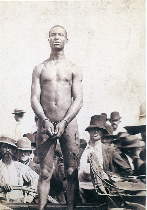 Frank Embree, before his 1899 lynching. Eison used this image in his film, "Shadows of the Lynching Tree." - PHOTO PROVIDED