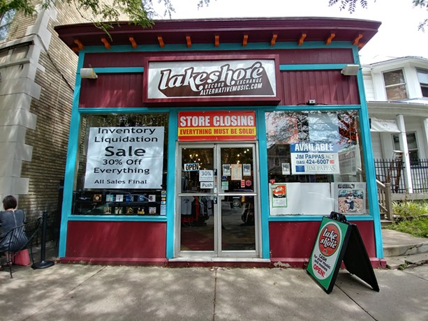 Lakeshore Record Exchange on Park Avenue is closing. - PHOTO BY JEREMY MOULE