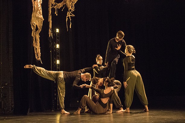 "Merged V" was performed at Geva on Friday. - PHOTO BY ASHLEIGH DESKINS