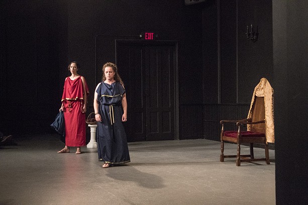 "Antigone" was performed at MuCCC as part of Fringe on Saturday. - PHOTO BY ASHLEIGH DESKINS