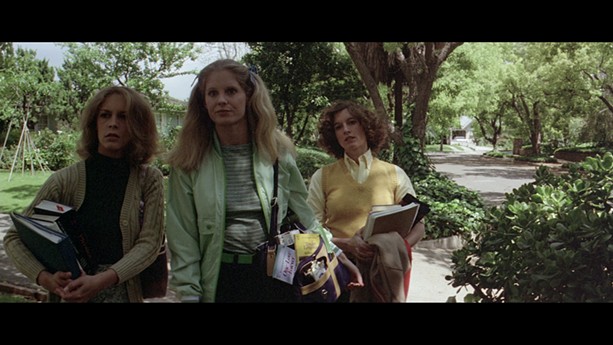P.J. Soles with Jamie Lee Curtis and Nancy Kyes in "Halloween." - PHOTO COURTESY COMPASS INTERNATIONAL