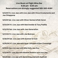 Live Jazz at Flight Wine Bar Featuring: Jazz Generation Saturday May 11, 6:30-8:30