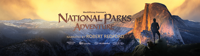 National Parks Adventure is presented with open captioning on Wednesdays and Saturdays and when requested.