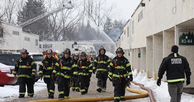 Firefighters from across Monroe and Wayne Counties responded to Tuesday morning's fire at the Pines of Perinton.