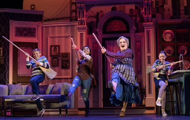 The touring production of "Mrs. Doubtfire" runs as part of RBTL's 2023-24 season at West Herr Auditorium Theatre through February 25.
