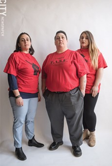 Rochester city school teachers Michelle Sapere, Meagan Harris, and Vanessa Grisafe want the New York State Teacher’s Retirement System to divest from private prisons.