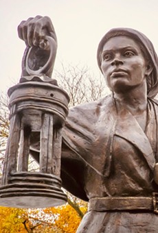 The Harriet Tubman statue in Auburn.