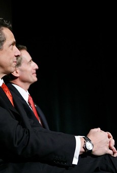 Gov. Andrew Cuomo and former Lt. Gov. Bob Duffy in 2012.