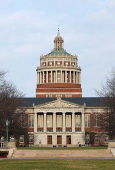 The University of Rochester's Rush Rhees Library.
