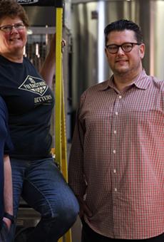 Benn Fee Spacher (left) and Jon Spacher (right) are the new fifth generation owners of Fee Brothers, taking over from Ellen Fee (center).