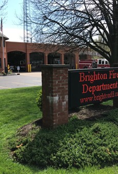The Brighton Fire Department on the corner of East Avenue and Route 441.