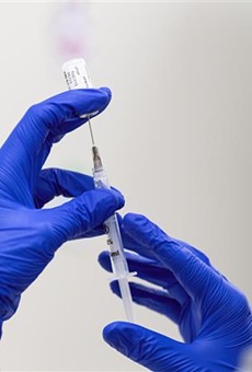 Health care workers at the University of Rochester Medical Center in received their first dose of the Pfizer-BioNTech COVID-19 vaccine on Dec. 14, 2020.