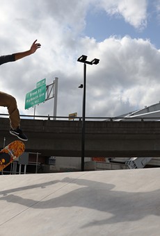 New Line Skaterparks' Kanten Russell skates the Roc City Skatepark.