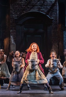 The orphans in the North American Tour of "Annie," which plays at West Herr Auditorium Theatre through December 17.