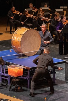 Guest musicians Juliana Athayde and David Cossin were featured in “Ricochet (Ping Pong Concerto)," the second half of a three-part show between RPO and Garth Fagan Dance.