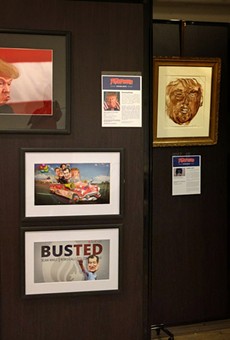 "Trumpmania" will be on display at the Art Museum of Rochester on Monday, April 18.