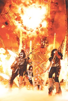 Legendary rock group KISS is performing at the Blue Cross Arena on Monday, August 29.