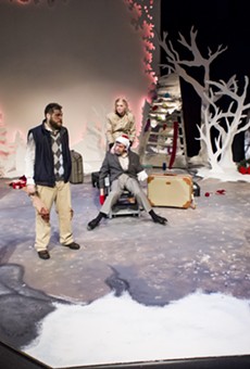 A scene from "The Flight Before Christmas," part of Blackfriars' 2016-17 season. Kerry Young, one of the play's writers and actors, will direct a show in the company's 2017-18 season