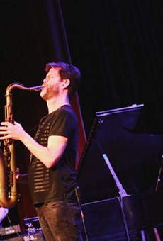 Donny McCaslin played Xerox Auditorium on Saturday night at the XRIJF.