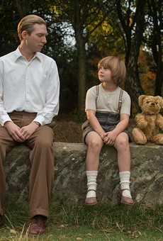 Domhnall Gleeson and Will Tilston in “Goodbye Christopher Robin.”
