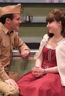 CJ Garbin and Sydney Howard in JCC CenterStage's production of "Dogfight, the Musical."
