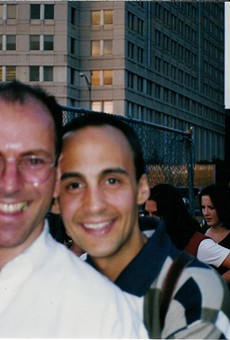 Composer Ricky Ian Gordon (left) with his late partner, Jeffrey Michael Grossi.